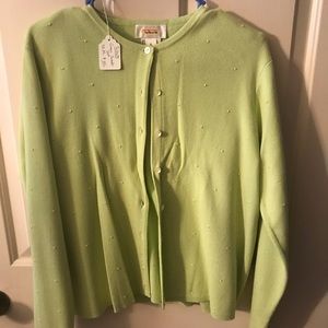 Talbots Cardigan & Shell (Dress $35  Sold Separate